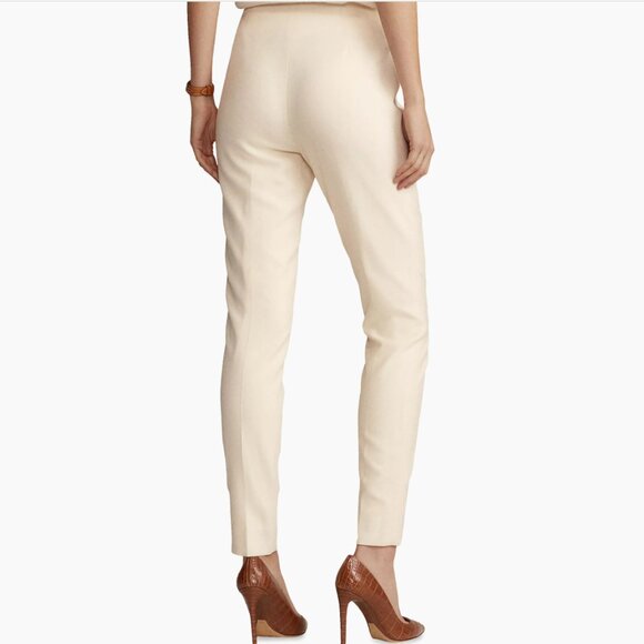 Ralph Lauren Cream Ankle Pants - Picture 2 of 15